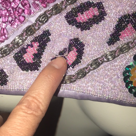 Beaded colorful bag - Picture 2 of 6